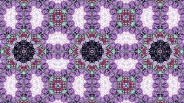 Soyut boya fırça mürekkep patlayabilir formanın düzgün kavramı simetrik desen süs dekoratif Kaleidoscope hareketi geometrik daire ve yıldız şekiller