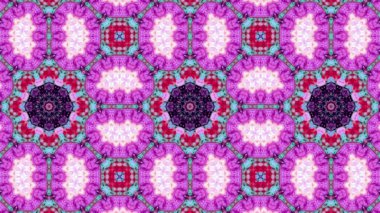 Soyut boya fırça mürekkep patlayabilir formanın düzgün kavramı simetrik desen süs dekoratif Kaleidoscope hareketi geometrik daire ve yıldız şekiller