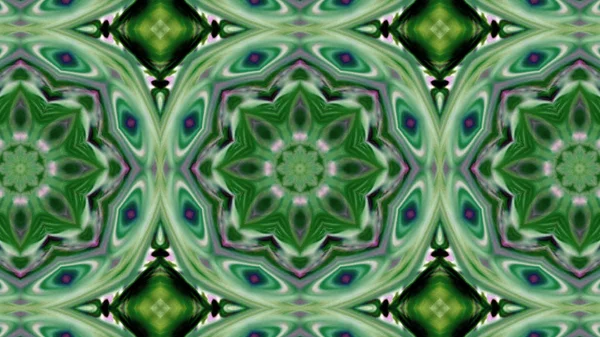 Soyut boya fırça mürekkep patlayabilir formanın düzgün kavramı simetrik desen süs dekoratif Kaleidoscope hareketi geometrik daire ve yıldız şekiller