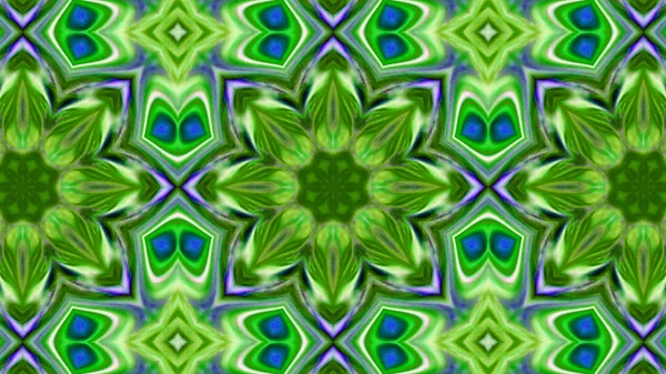 Soyut boya fırça mürekkep patlayabilir formanın düzgün kavramı simetrik desen süs dekoratif Kaleidoscope hareketi geometrik daire ve yıldız şekiller