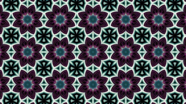 Soyut boya fırça mürekkep patlayabilir formanın düzgün kavramı simetrik desen süs dekoratif Kaleidoscope hareketi geometrik daire ve yıldız şekiller