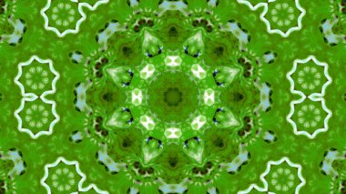 Soyut boya fırça mürekkep patlayabilir formanın düzgün kavramı simetrik desen süs dekoratif Kaleidoscope hareketi geometrik daire ve yıldız şekiller