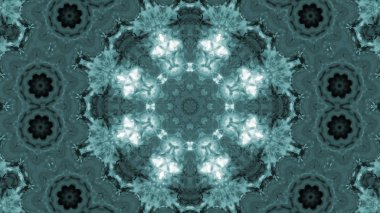 Soyut boya fırça mürekkep patlayabilir formanın düzgün kavramı simetrik desen süs dekoratif Kaleidoscope hareketi geometrik daire ve yıldız şekiller