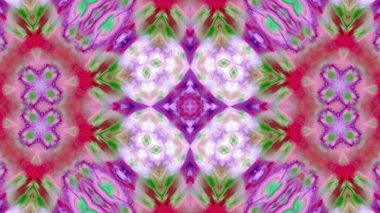 Soyut boya fırça mürekkep patlayabilir formanın düzgün kavramı simetrik desen süs dekoratif Kaleidoscope hareketi geometrik daire ve yıldız şekiller