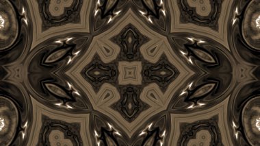 Soyut boya fırça mürekkep patlayabilir formanın düzgün kavramı simetrik desen süs dekoratif Kaleidoscope hareketi geometrik daire ve yıldız şekiller