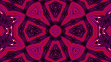 Soyut boya fırça mürekkep patlayabilir formanın düzgün kavramı simetrik desen süs dekoratif Kaleidoscope hareketi geometrik daire ve yıldız şekiller