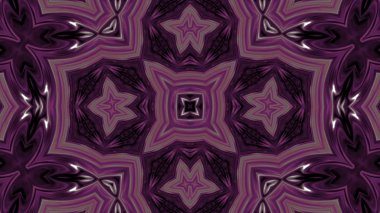 Soyut boya fırça mürekkep patlayabilir formanın düzgün kavramı simetrik desen süs dekoratif Kaleidoscope hareketi geometrik daire ve yıldız şekiller