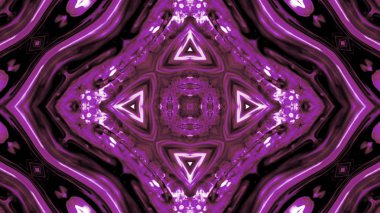 Soyut boya fırça mürekkep patlayabilir formanın düzgün kavramı simetrik desen süs dekoratif Kaleidoscope hareketi geometrik daire ve yıldız şekiller