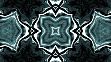 Soyut boya fırça mürekkep patlayabilir formanın düzgün kavramı simetrik desen süs dekoratif Kaleidoscope hareketi geometrik daire ve yıldız şekiller