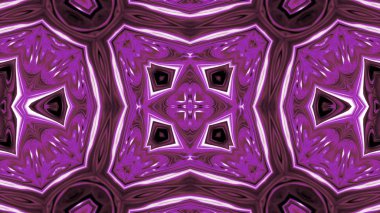 Soyut boya fırça mürekkep patlayabilir formanın düzgün kavramı simetrik desen süs dekoratif Kaleidoscope hareketi geometrik daire ve yıldız şekiller