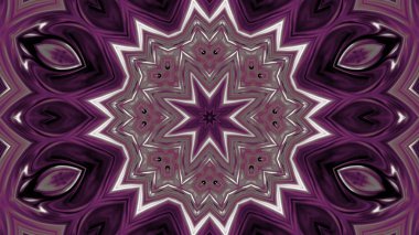 Soyut boya fırça mürekkep patlayabilir formanın düzgün kavramı simetrik desen süs dekoratif Kaleidoscope hareketi geometrik daire ve yıldız şekiller