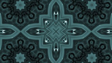 Soyut boya fırça mürekkep patlayabilir formanın düzgün kavramı simetrik desen süs dekoratif Kaleidoscope hareketi geometrik daire ve yıldız şekiller