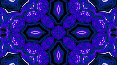 Soyut boya fırça mürekkep patlayabilir formanın düzgün kavramı simetrik desen süs dekoratif Kaleidoscope hareketi geometrik daire ve yıldız şekiller