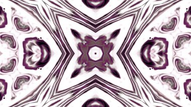 Soyut boya fırça mürekkep patlayabilir formanın düzgün kavramı simetrik desen süs dekoratif Kaleidoscope hareketi geometrik daire ve yıldız şekiller