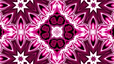 Soyut boya fırça mürekkep patlayabilir formanın düzgün kavramı simetrik desen süs dekoratif Kaleidoscope hareketi geometrik daire ve yıldız şekiller