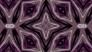 Soyut boya fırça mürekkep patlayabilir formanın düzgün kavramı simetrik desen süs dekoratif Kaleidoscope hareketi geometrik daire ve yıldız şekiller