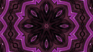 Soyut boya fırça mürekkep patlayabilir formanın düzgün kavramı simetrik desen süs dekoratif Kaleidoscope hareketi geometrik daire ve yıldız şekiller