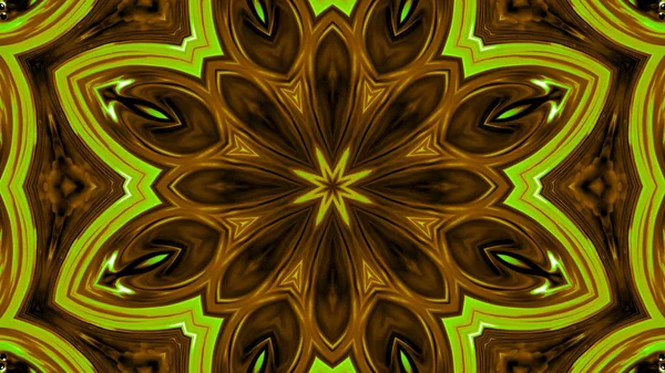 Spread Smooth Concept Symmetric Pattern Ornamental Decorative Kaleidoscope Movement Geometric — Stok Foto