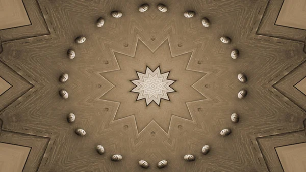 Absztrakt Háttér Koncepció Szimmetrikus Minta Díszítő Dekoratív Kaleidoszkóp Mozgalom Geometriai — Stock Fotó