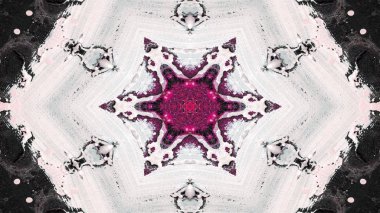 Boya mürekkep fırça Kaleidoscope