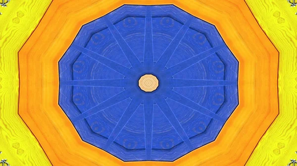 Rezumat Din Lemn Fundal Concept Simetric Model Ornamental Decorativ Kaleidoscop — Fotografie, imagine de stoc