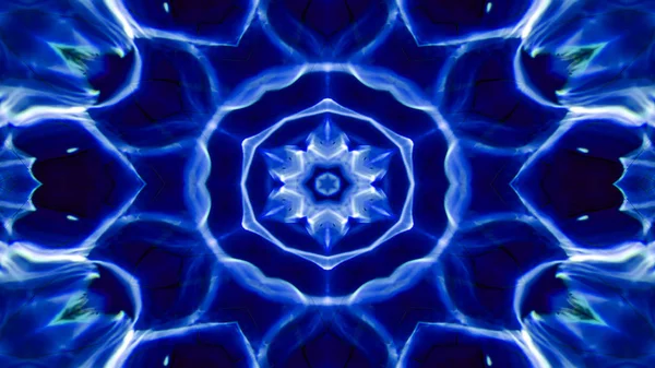 Αφηρημένη Έννοια Συμμετρικό Μοτίβο Διακοσμητικά Διακοσμητικά Καλειδοσκόπιο Κίνημα Γεωμετρικά Κύκλος — Φωτογραφία Αρχείου