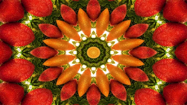 Növényi élelmiszer Kaleidoszkóp — Stock Fotó