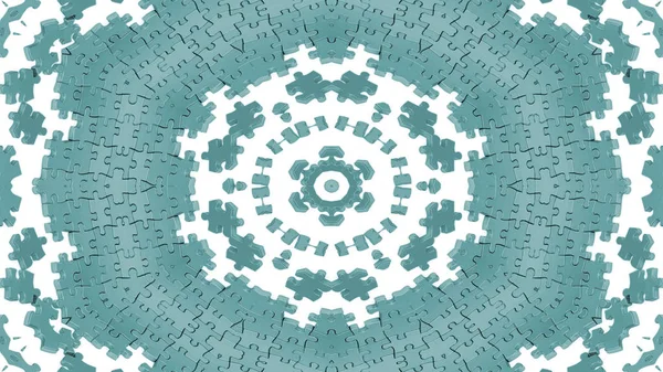 Abstract Puzzles Kaleidoscope — Stock Photo, Image