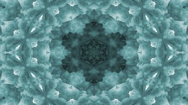 Boya mürekkep fırça Kaleidoscope