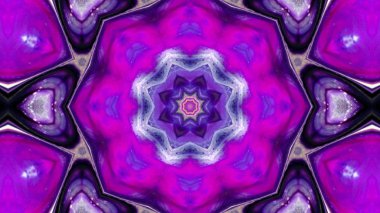 Soyut boya fırça mürekkep patlayabilir formanın düzgün kavramı simetrik desen süs dekoratif Kaleidoscope hareketi geometrik daire ve yıldız şekli