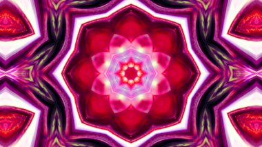 Soyut boya fırça mürekkep patlayabilir formanın düzgün kavramı simetrik desen süs dekoratif Kaleidoscope hareketi geometrik daire ve yıldız şekli