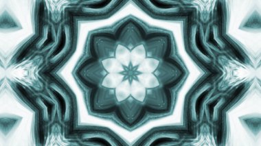 Soyut boya fırça mürekkep patlayabilir formanın düzgün kavramı simetrik desen süs dekoratif Kaleidoscope hareketi geometrik daire ve yıldız şekli