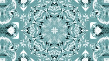 Soyut boya fırça mürekkep patlayabilir formanın düzgün kavramı simetrik desen süs dekoratif Kaleidoscope hareketi geometrik daire ve yıldız şekli