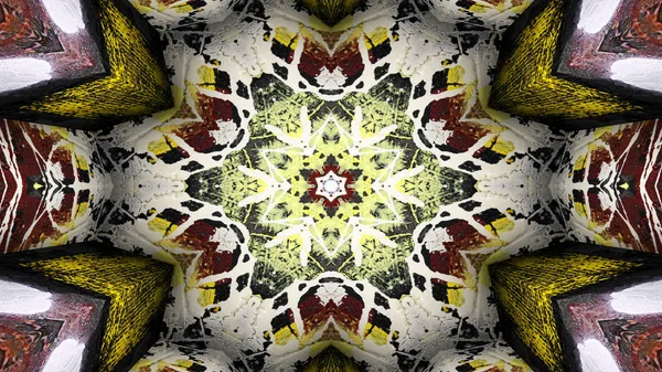 Spread Smooth Concept Symmetric Pattern Ornamental Decorative Kaleidoscope Movement Geometric — Stok Foto