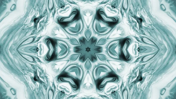 Soyut boya fırça mürekkep patlayabilir formanın düzgün kavramı simetrik desen süs dekoratif Kaleidoscope hareketi geometrik daire ve yıldız şekli