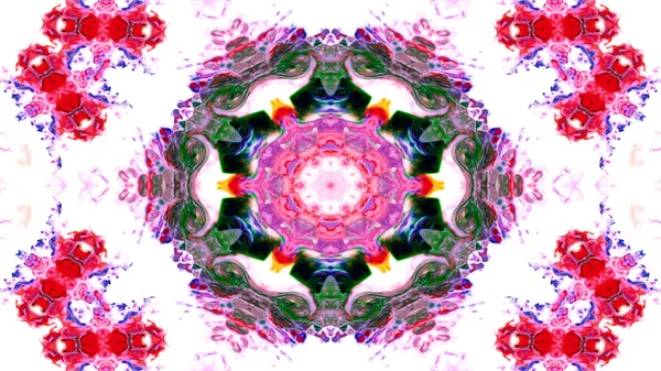 Boya mürekkep fırça Kaleidoscope