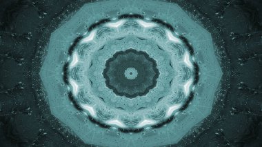 Soyut boya fırça mürekkep patlayabilir formanın düzgün kavramı simetrik desen süs dekoratif Kaleidoscope hareketi geometrik daire ve yıldız şekli