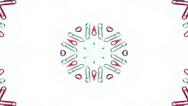 Abstrato Números Letras Conceito Padrão Simétrico Ornamental Decorativo Caleidoscópio Movimento — Fotografia de Stock