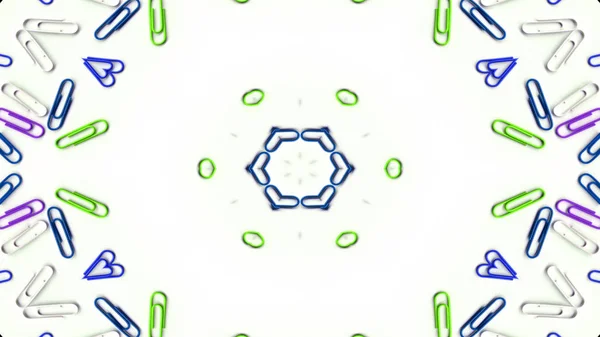 Abstracte Getallen Letters Concept Symmetrisch Patroon Sier Decoratieve Caleidoscoop Verkeer — Stockfoto