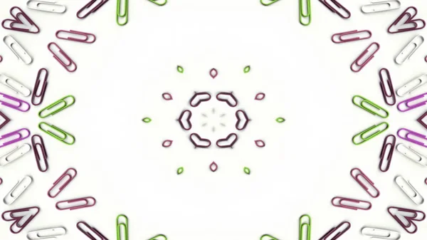 Abstrakte Zahlen Und Buchstaben Konzept Symmetrische Muster Ornamentale Dekorative Kaleidoskop — Stockfoto