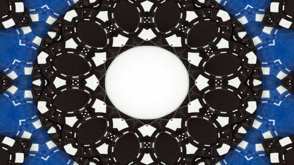 Conceito Jogo Abstrato Padrão Simétrico Caleidoscópio Decorativo Ornamental Movimento Círculo — Fotografia de Stock