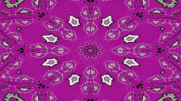 Abstract Ethnic Authentic Symmetric Pattern Ornamental Decorative Kaleidoscope Movement Geometric — Stock Photo, Image