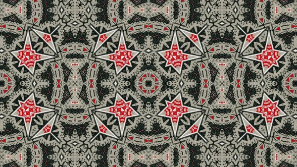 Аннотация Ethnic Authentic Symmetric Pattern Ornamental Decorative Kaleidoscope Movement Geometric — стоковое фото