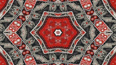 Etnik otantik halı Kaleidoscope