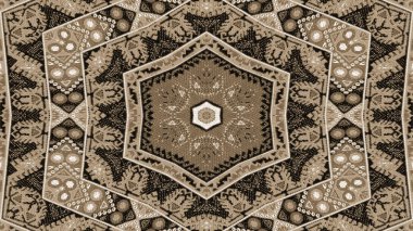 Etnik otantik halı Kaleidoscope