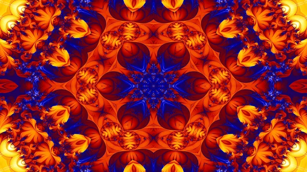 Аннотация Ethnic Authentic Symmetric Pattern Ornamental Decorative Kaleidoscope Movement Geometric — стоковое фото