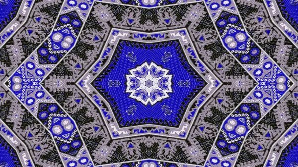 Etniczne autentyczne dywan Kaleidoscope — Zdjęcie stockowe