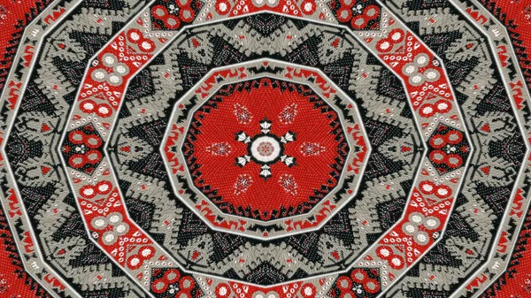Этнический подлинный ковёр Калейдоскоп — стоковое фото