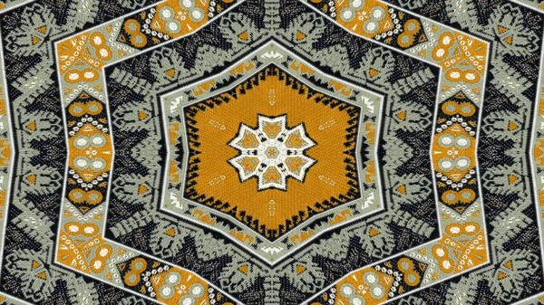 Етнічний автентичний килим Калейдоскоп — стокове фото