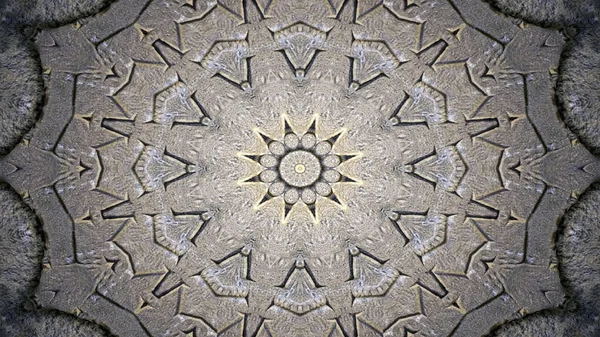 Abstrakt Etniske Autentiske Symmetrisk Mønster Ornamental Dekorative Kalejdoskop Bevægelse Geometrisk - Stock-foto